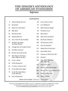 The Singer's Anthology of American Standards 