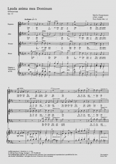 Lauda anima mea Dominum (Moritz Hauptmann) 