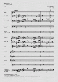 Kyrie für eine Messe in d-Moll D31 (Franz Schubert) 