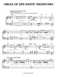 The Lion King (Easy Piano) von Elton John 
