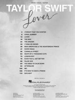 Lover von Taylor Swift 