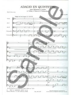 Adagio en Quintette von Jehan Alain 