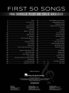 First 50 Songs You Should Play on Solo Ukulele im Alle Noten Shop kaufen