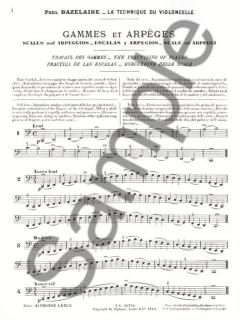 Technique Du Violoncelle Vol. 1 von Paul Bazelaire im Alle Noten Shop kaufen