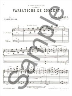 Variations de Concert von Bonnet 