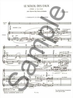 Soleil Des Eaux (Pierre Boulez) 