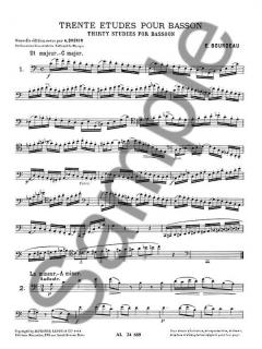 30 Etudes von Eugene Bourdeau 