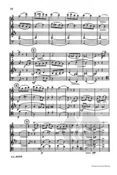 3 Pieces pour Une Musique de Nuit von Eugene Bozza für Holzbläser Quartett im Alle Noten Shop kaufen