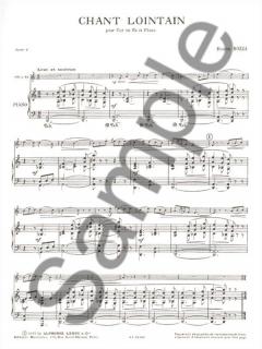 Chant Lointain von Eugene Bozza für Horn und Klavier
