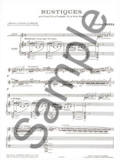 Rustiques von Eugene Bozza für Trompete in C oder B und Klavier im Alle Noten Shop kaufen