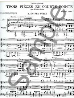 3 Pieces en Courte-pointe von Jacques Chailley 