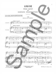 Louise Nr.4 Air de Louise von Gustave Charpentier 