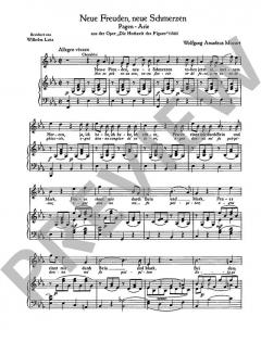 Neue Freuden, neue Schmerzen von Wolfgang Amadeus Mozart (Download) 