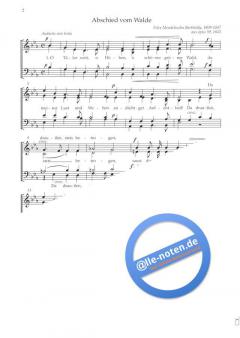 Des Abends / Erlaube mir / Abschied vom Walde von Johannes Brahms (Download) 