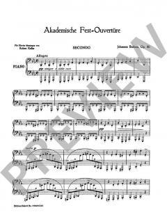 Akademische Fest-Ouvertüre op. 80 von Johannes Brahms 