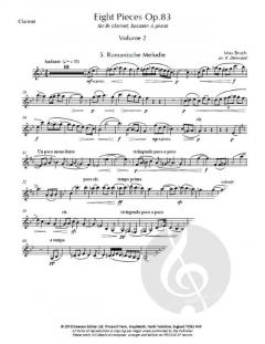 Eight Pieces Volume 2 op.83 von Max Bruch 