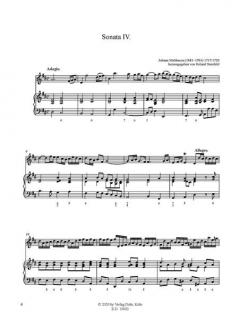 Der brauchbare Virtuoso 2 für Traversflöte und Basso continuo von Johann Mattheson im Alle Noten Shop kaufen