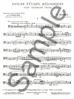 12 Etudes Melodiques von Henri Couillaud 