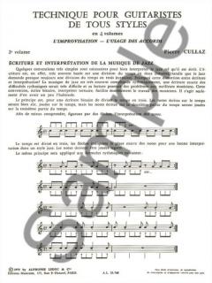 Technique pour Guitaristes de Tous Styles Vol.2 von Pierre Cullaz 