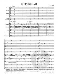 Sinfonie B-Dur Hob. I:77 von Joseph Haydn 