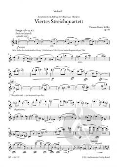4. Streichquartett op. 86 (2014-2015) von Thomas Daniel Schlee im Alle Noten Shop kaufen (Stimmensatz)