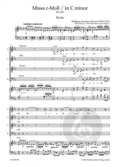 Missa c-Moll KV 427 von Wolfgang Amadeus Mozart 