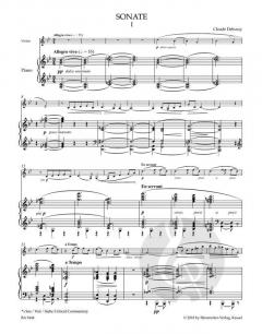Werke für Violine und Klavier von Claude Debussy (Download) 