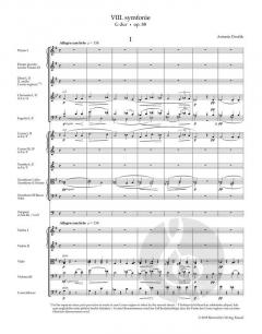 Symphonie Nr. 8 G-Dur op. 88 von Antonín Dvořák 
