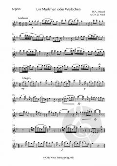 4 Arien aus 'Die Zauberflöte' von Wolfgang Amadeus Mozart 