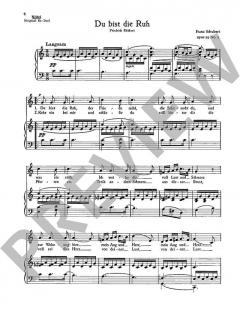 Wiegenlied / Du bist die Ruh von Franz Schubert 