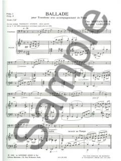 Ballade von Guy Destanque für Posaune und Klavier im Alle Noten Shop kaufen
