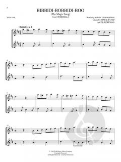 Disney Songs for 2 Violins im Alle Noten Shop kaufen