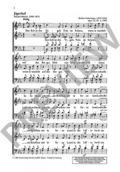 Jägerlied / Gute Nacht op. 59, 3 und 5 von Robert Schumann (Download) 