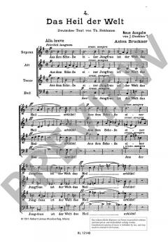 Motetten Nr. 4 von Anton Bruckner (Download) 
