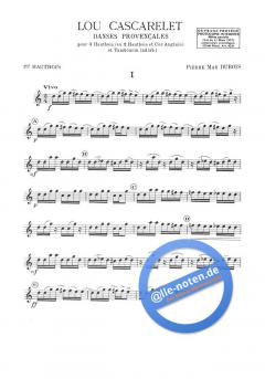 Lou Cascarelet 3 Hautbois / 1 Tambourin (Pierre Max Dubois) 
