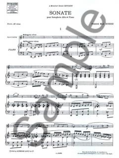 Sonate von Pierre Max Dubois 