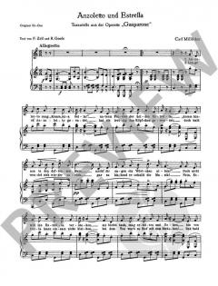 Anzoletto und Estrella ('Anzoletto sang') von Carl Millöcker (Download) 