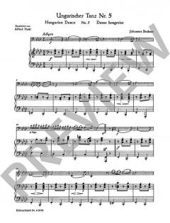 Ungarischer Tanz Nr. 5 von Johannes Brahms (Download) 