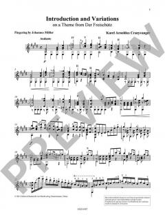 Introduction & Variations von Craeyvanger, Karel Arnoldus (Download) 