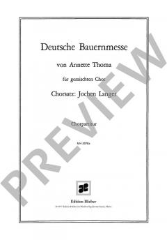 Deutsche Bauernmesse von A. Thoma (Download) 
