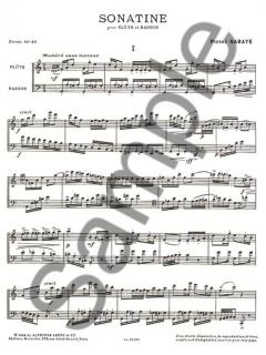 Sonatine von Pierre Gabaye für Holzbläser Duo im Alle Noten Shop kaufen