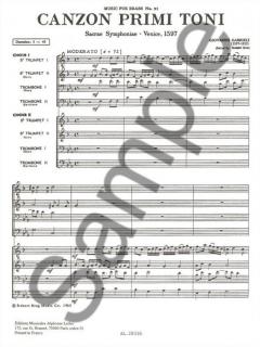 Canzon Primi Toni (Giovanni Gabrieli) 