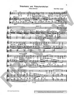 Drei Kinderlieder für Sopran und Klavier von Hans-Klaus Langer (Download) 