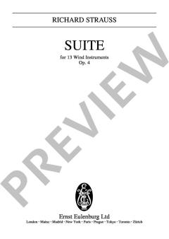 Suite B-Dur op. 4 von Richard Strauss (Download) 