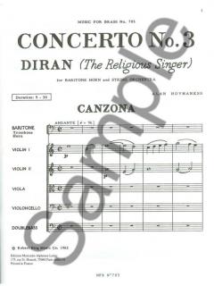 Concerto Nr. 3 Diran (Alan Hovhaness) 