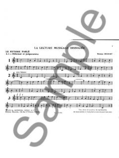 Lecture Musicale Dissociee A-Le Rythme Parle A1 von Simone Huguet 