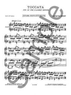 Toccata Sur Le Nom D Albert Roussel von Jacques Ibert 