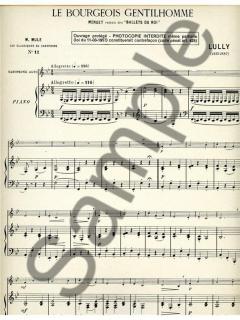 Bourgeois Gentilhomme: Menuet von Jean Baptiste Lully 