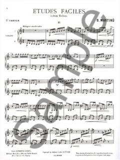 Etudes Faciles A 2 Violons Vol. 2 von Bohuslav Martinu 