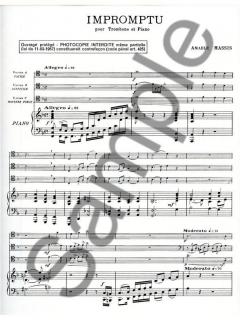 Impromptu von Amable Massis für Posaune und Klavier im Alle Noten Shop kaufen